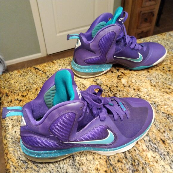 Nike LeBron Summit 2012 Lake Hornets Purple Basketball Men's US 9 469764-500 - Picture 5 of 12